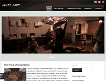 Tablet Screenshot of electro-larp.com